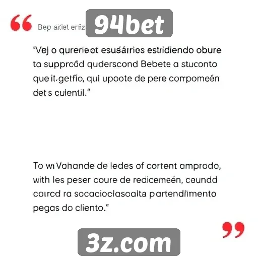 Feedback de usuários sobre o suporte do 94bet
